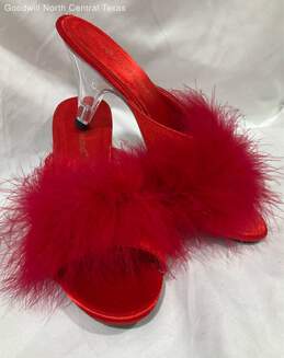 Unbranded Red Pump Dress Shoe Women 8 alternative image