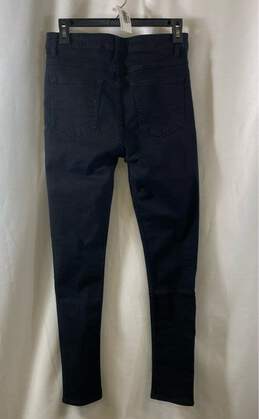 Sandro Womens Black Visible Seam Low Rise Adorned Denim Skinny Jeans Size S alternative image