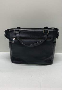 Madison Heritage Leather Tote Bag Black