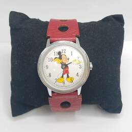 Men's Timex 35mm Water & Dust Resist Mickey Mouse Dial Stainless Steel Watch