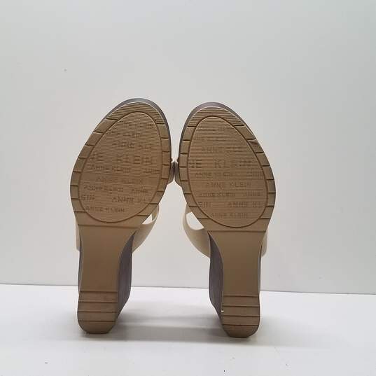 Anne Klein Hermina Light Sand  Brown Wedge Sandals  Size 10 image number 5