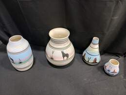 Bundle of 4 Painted Navajo Pottery