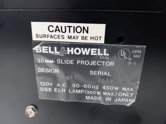 Bell & Howell Slide Projector w/ Manual image number 4