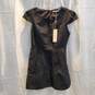 Halston Heritage Black Silk/Cotton Blend Dress NWT Size 8 image number 1