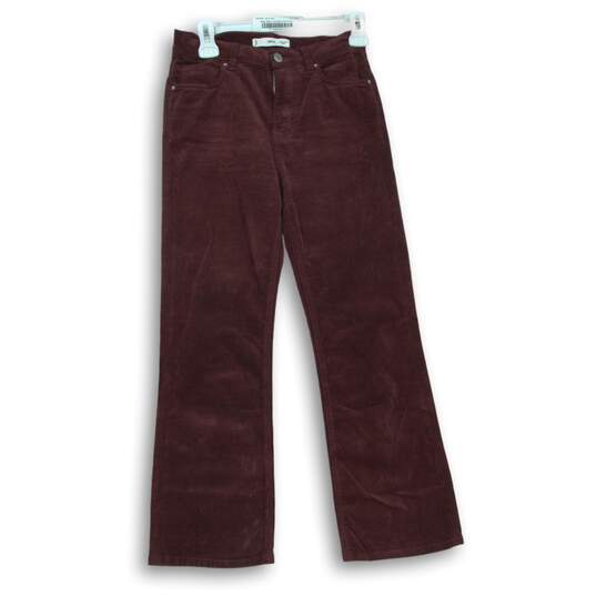 Buy the Mango Womens Burgundy Pants Size 2 | GoodwillFinds