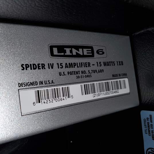 Untested Line 6 Spider IV 15 Amplifier 15 Watts 1x8 image number 4