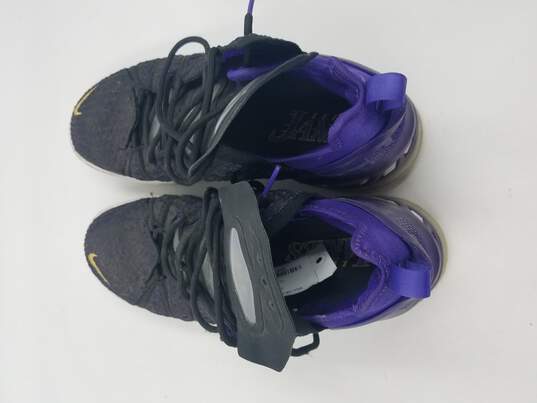 Nike Lebron 18 Lakers Purple M 12 COA image number 6
