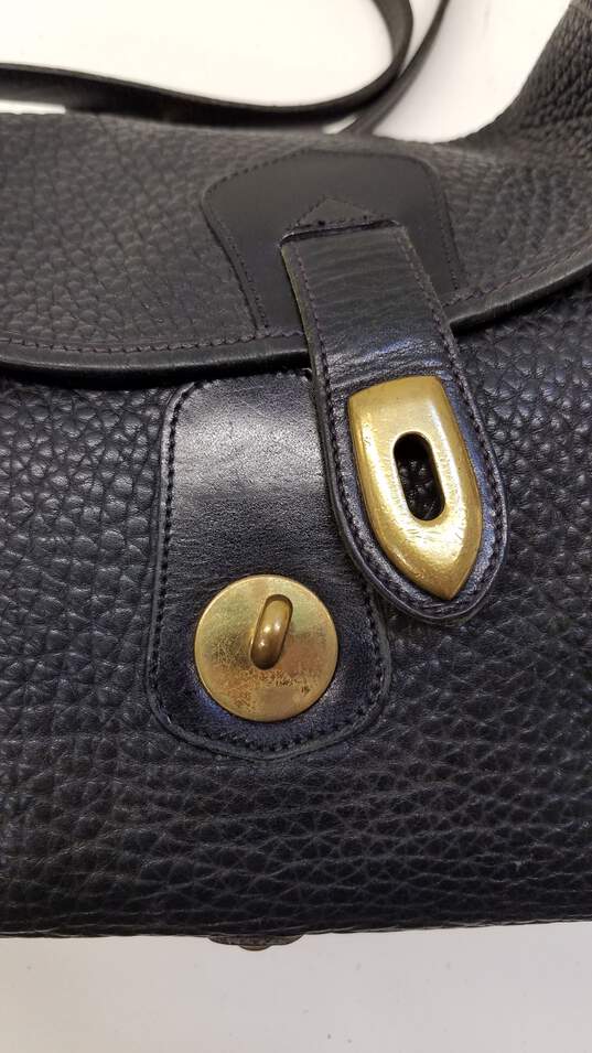 Leather crossbody bag Dooney and Bourke Black in Leather - 27491856