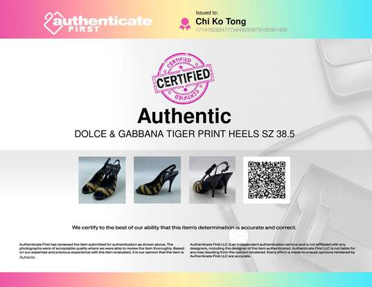 Authentic Dolce & Gabbana Pump Heel W 7.5 image number 7