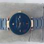 Anne Klein AK1018 Blue Ceramic And Rose Gold Tone W/Diamond Watch image number 3