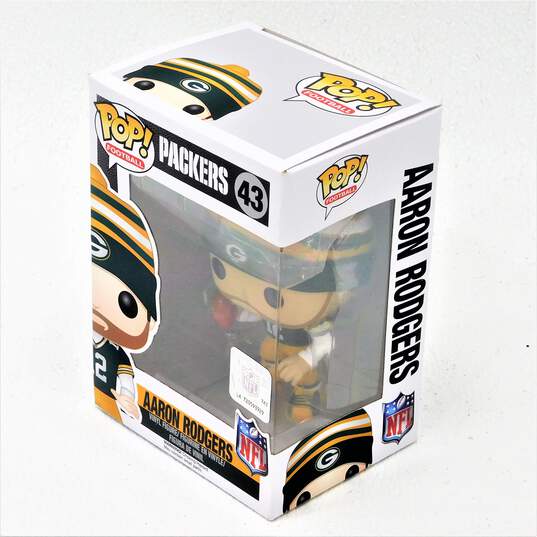 Funko Pop! Aaron Rodgers #43, Green Bay Packers, Beanie, Green, Football, NFL image number 2