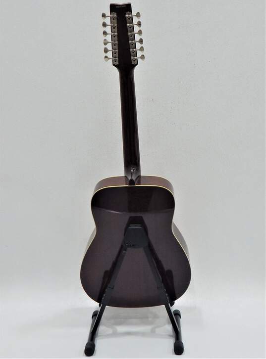 VNTG Yamaha Brand FG-230 Model Wooden 12-String Acoustic Guitar w/ Hard Case image number 3