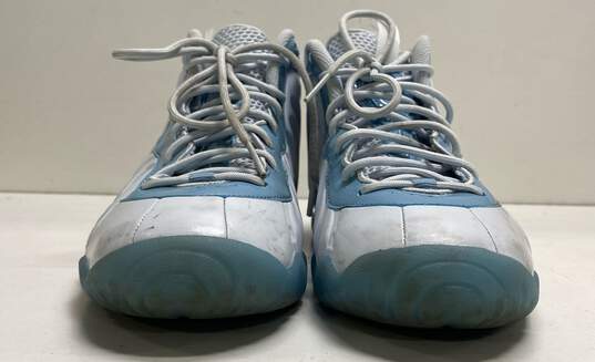 Nike Little Posite One White Aura Worn Blue (GS) Athletic Shoes Women's SZ 8.5 image number 2