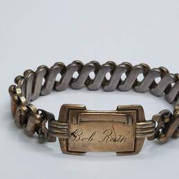 Gold Filled Engraved Expandable Bracelet 31.8g
