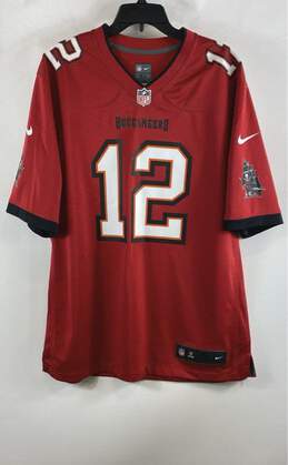 Nike NFL Tampa Bay Buccaneers Brady #12 Red Jersey - Size X Large