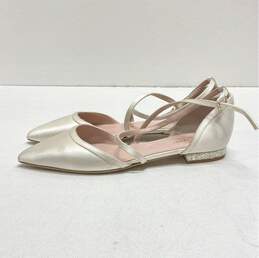 Kate Spade Strappy Low Pointed Toe Sandals White 7.5 alternative image