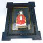 Pair of Chinese Ancestral Cloth Figures in Frames Handcrafted 22.5"X18" image number 2