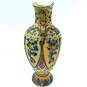 Vintage Japanese Satsuma Moriage Style Vase image number 3
