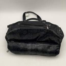 Tory Burch Womens Black Double Top Handle Zipper Diaper Handbag