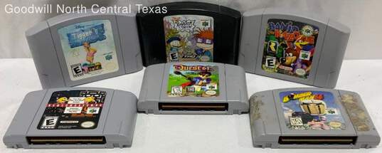 Lot Of 6 Various Nintendo 64 Games, and One Mystery Game image number 1