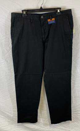 NWT Tommy Bahama Mens Black Pockets Mid-Rise Island Chino Pants Size 36X30