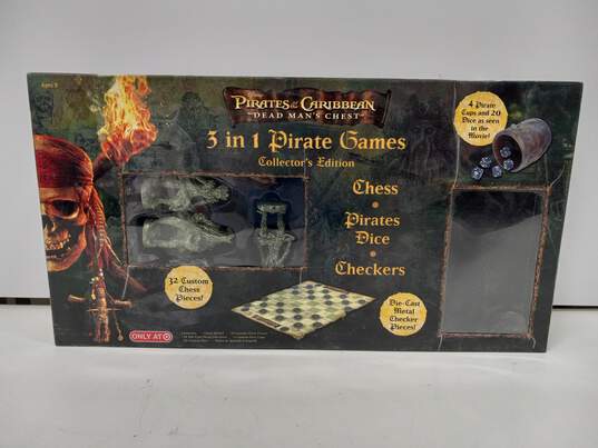 Pirates of the Caribbean Dead Man's Chest 3 in 1 Pirate Board Game(s) IOB image number 1