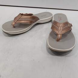 Clarks Women's Pink & Gray Sandals Size 8