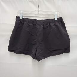 Patagonia Athletic WM's Black Mid Rise Loose Running Shorts Size L alternative image