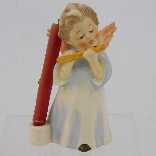 VTG Goebel Hummel Angel Figurines Candle Holders Musical Instrument Players image number 3