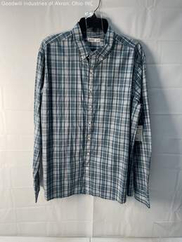 NWT Sonoma Multicolor Plaid Men's Long Sleeve Shirt, Sz. XL