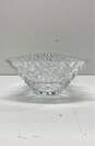 Mikasa Table Top -9.5 inch wide- Triangular Glass Crystal Bali Pattern Bowl image number 5