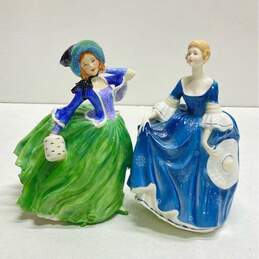 Royal Doulton Vintage Porcelain Figurines Autumn Breeze/Hilary 7.5 in Tall