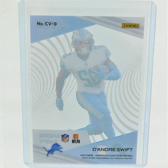 2020 Panini Clear Vision Rookies Swift Taylor image number 3