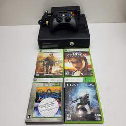 #6 Microsoft Xbox 360 Slim 4GB Console Bundle Controller & Games