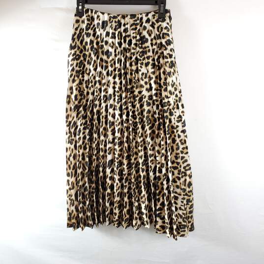 7th Avenue Women Cheetah Skirt S NWT image number 1