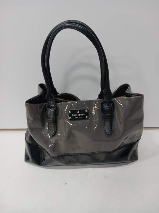 Kate Spade Black & Gray Purse image number 1