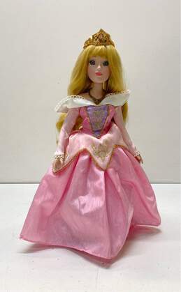 Disney Princess Aroura Brass Key Pink Dress Edition 16 inch Porcelain Doll