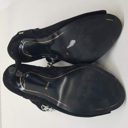 Charles Jourdan Black Boots Size 5.5 image number 4