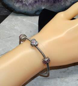 Pandora 7" Sterling Silver Charm Bracelet