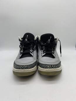 Nike Air Jordan 3 Wolf Grey Grey Athletic Shoe Men 13.5
