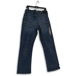 NWT Silver Jeans Co. Mens Dark Blue Denim Easy Fit Bootcut Leg Jeans Size 33x32 alternative image
