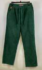 Empyre Mens Green Corduroy High Rise Loose Fit Straight Leg Jogger Pants Size S image number 1