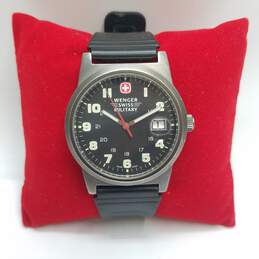 Wenger Swiss Military Swiss Made WR 100M Stainless Steel Mineral Crystal Watch
