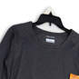 NWT Womens Gray Round Neck Long Sleeve Stretch Pullover T-Shirt Size XL image number 3