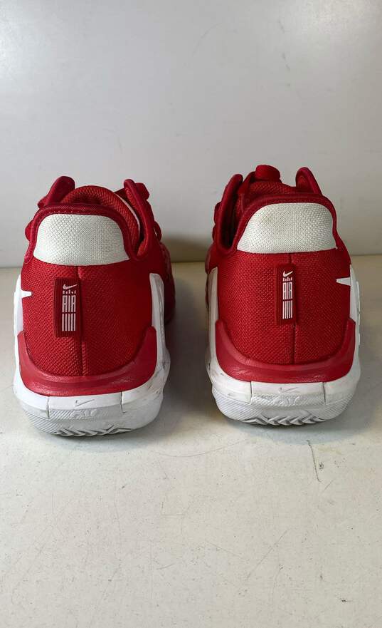 Nike Lebron Witness 6 Red Athletic Shoe Women 6.5 image number 4