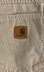 Carhartt Unisex Adults Brown Cotton Loose Fit Carpenter Work Pants Size 34X30 image number 5