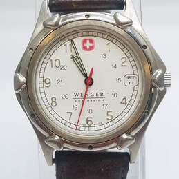 Vintage Men's Wenger Swiss SAK Design Stainless Steel Watch alternative image