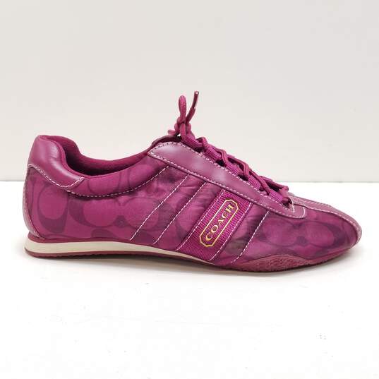 Coach Women's Kirby Q999 Magenta Sneakers Size 6 image number 1