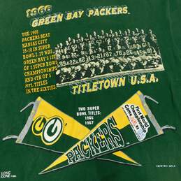 VTG 90s Green Bay Packers 1966 Superbowl Champs Titletown T-Shirt Size L alternative image