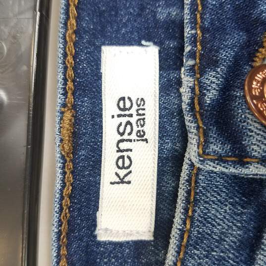 Buy the Kensie Jeans Women Blue Denim Shorts 4 NWT
